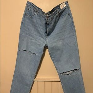 Light Blue Distressed Jeans